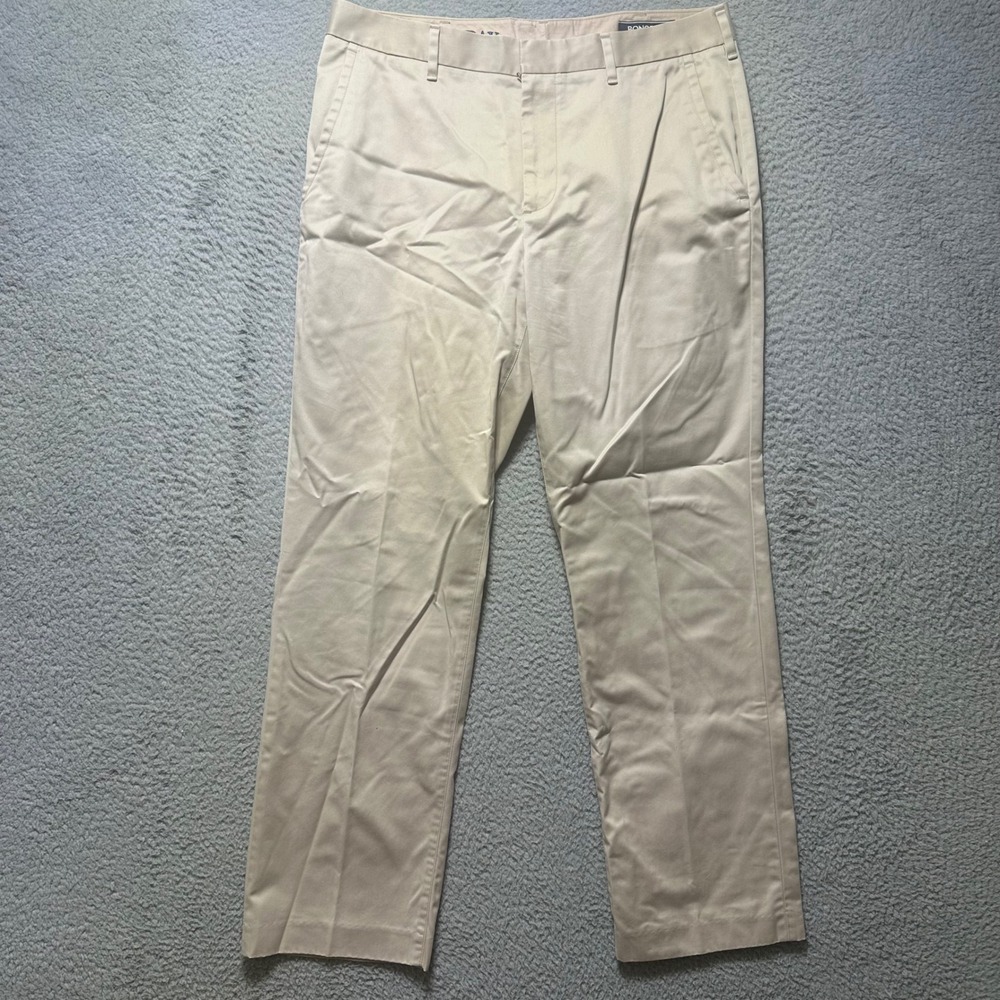 Bonobos Mens Wednesday Chino Pants Khaki Tan Cotton Straight Leg 33x30
